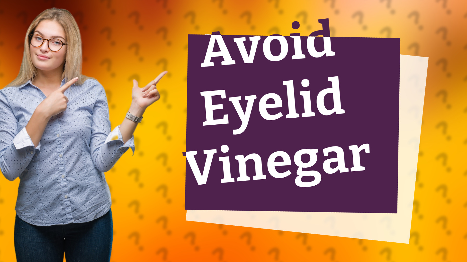 Avoid Eyelid Vinegar