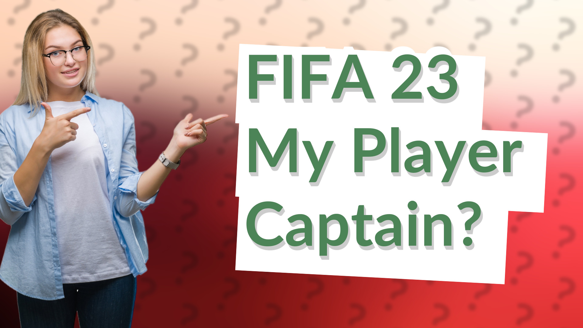 FIFA 23 My Player Captain?