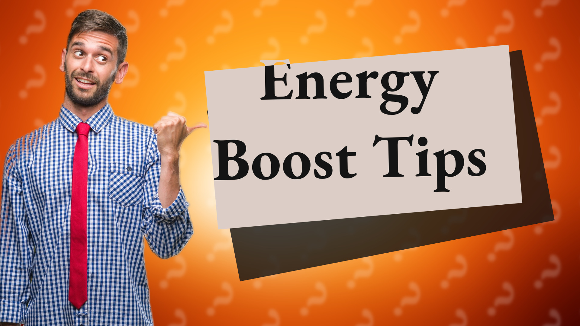Energy Boost Tips
