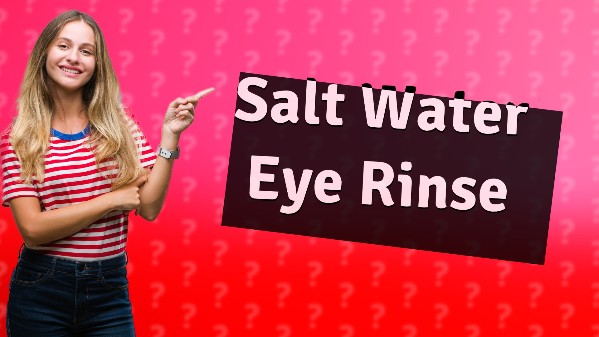 Salt Water Eye Rinse