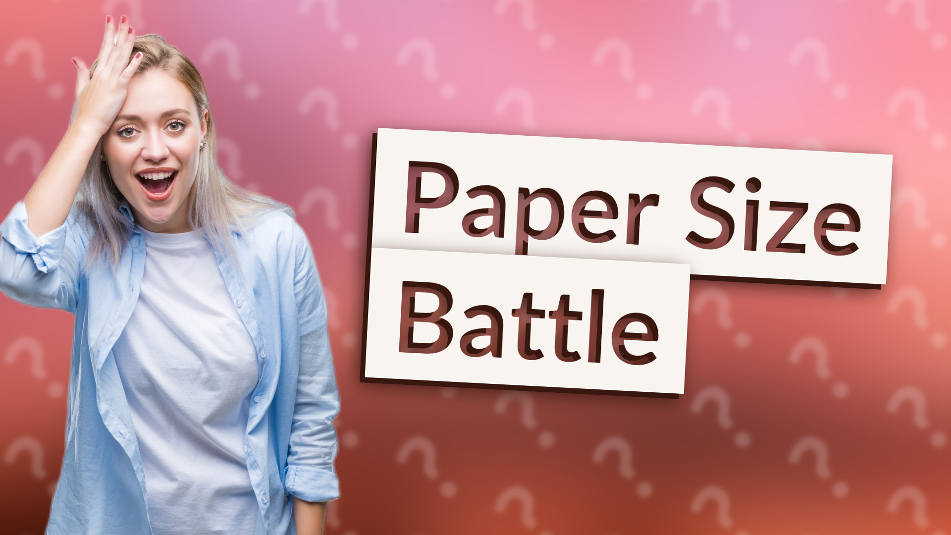 Paper Size Battle