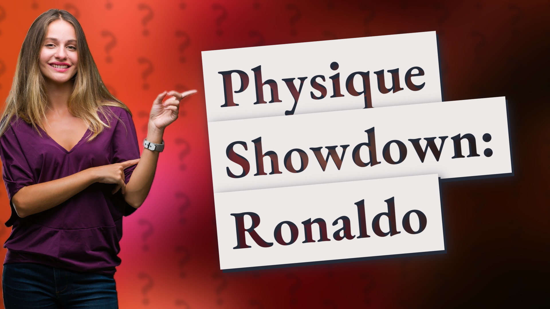 Physique Showdown: Ronaldo