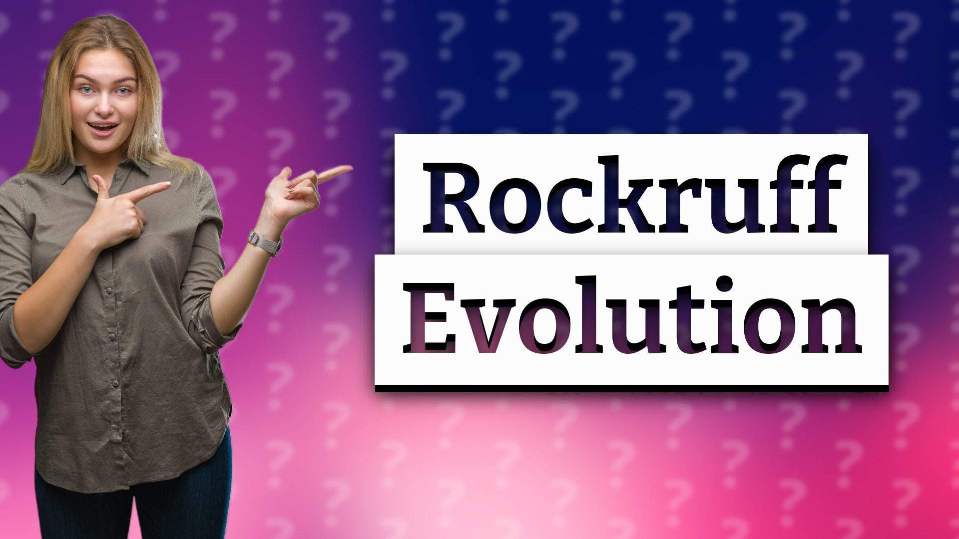 Rockruff Evolution