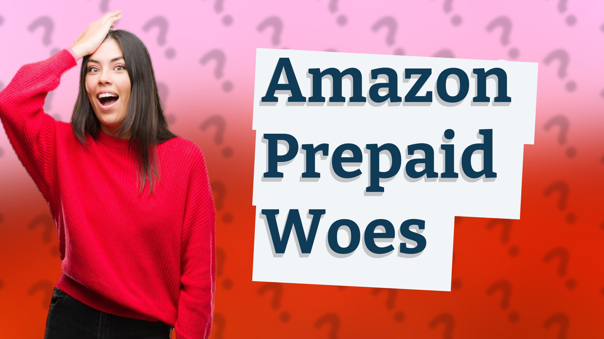 Amazon Prepaid Woes