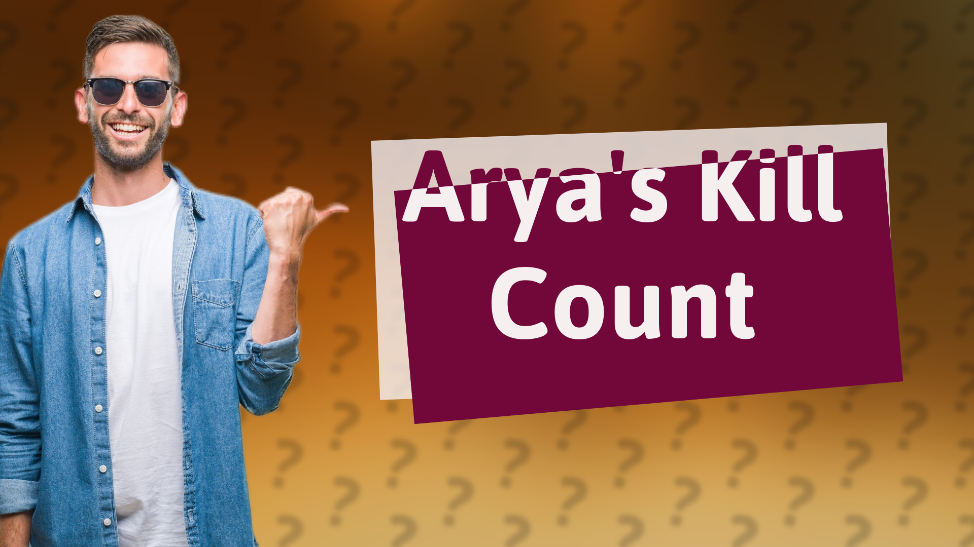 Arya's Kill Count