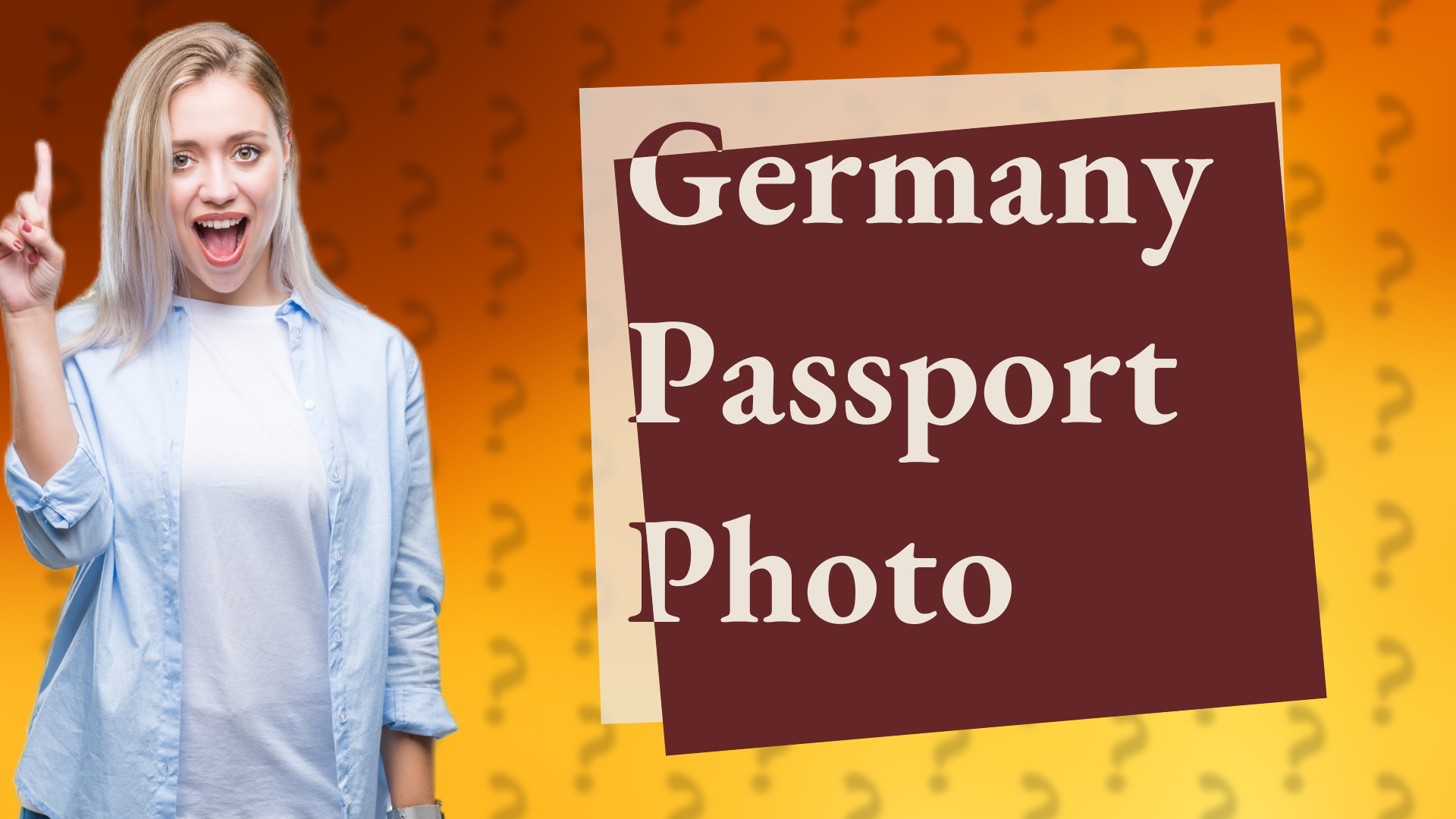 Germany Passport Photo