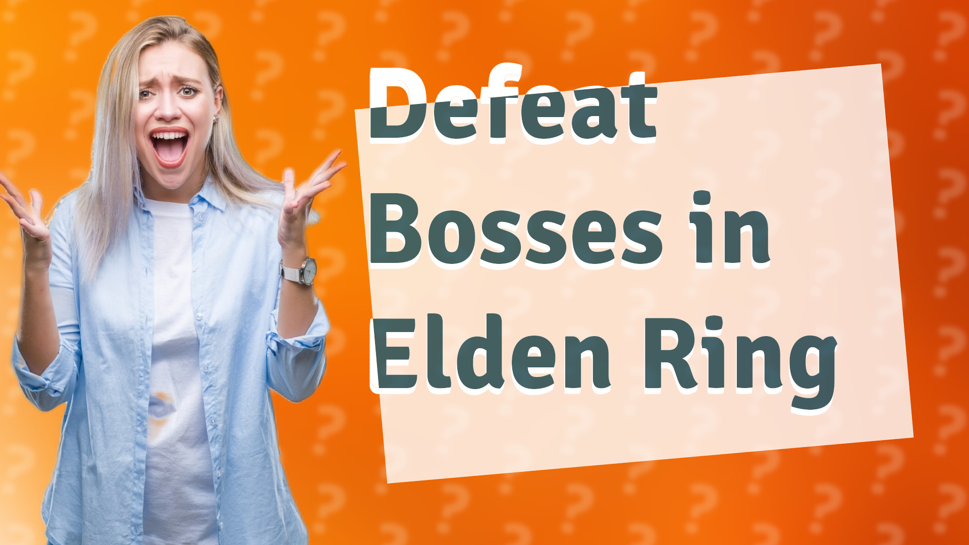 Defeat Bosses in Elden Ring
