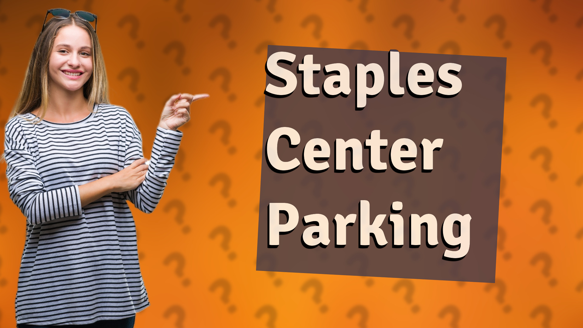 Staples Center Parking