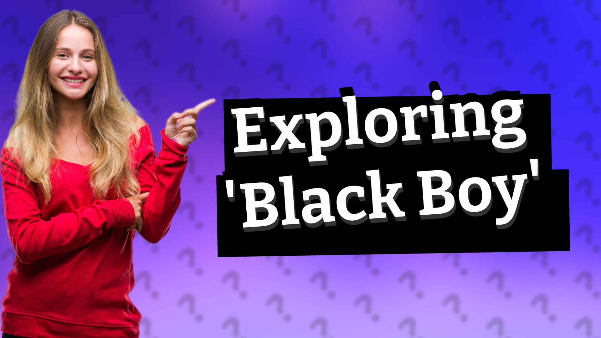 Exploring 'Black Boy'