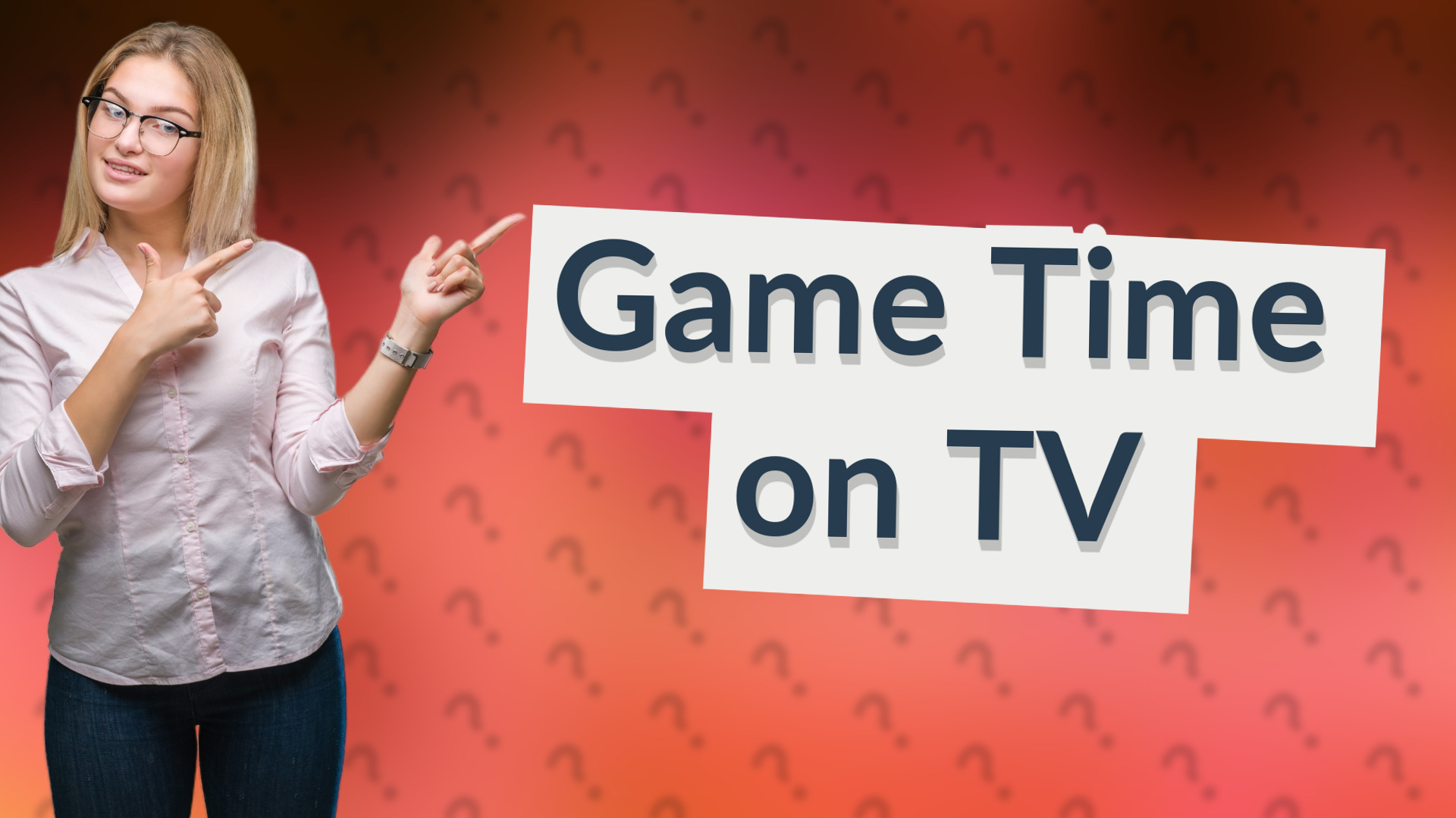 Game Time on TV