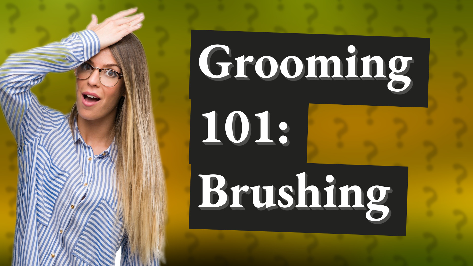 Grooming 101: Brushing