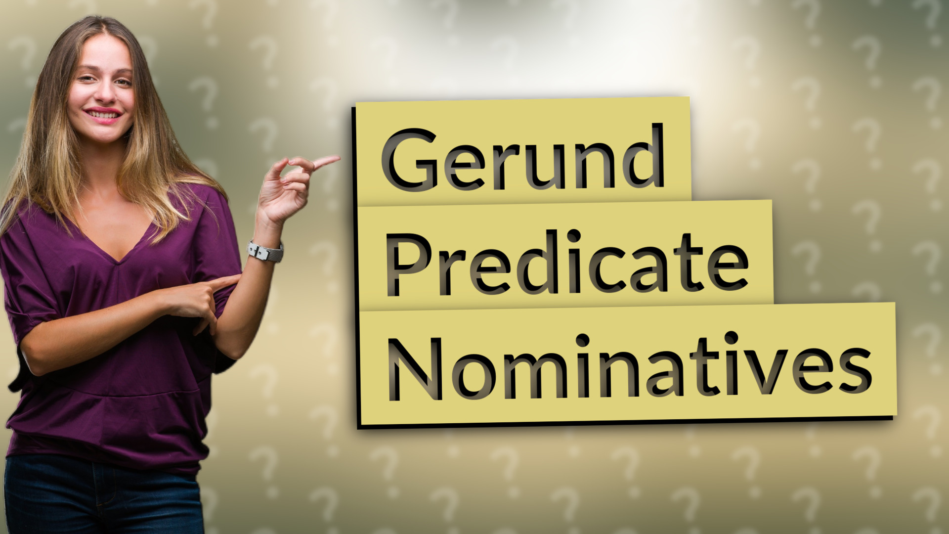 Gerund Predicate Nominatives