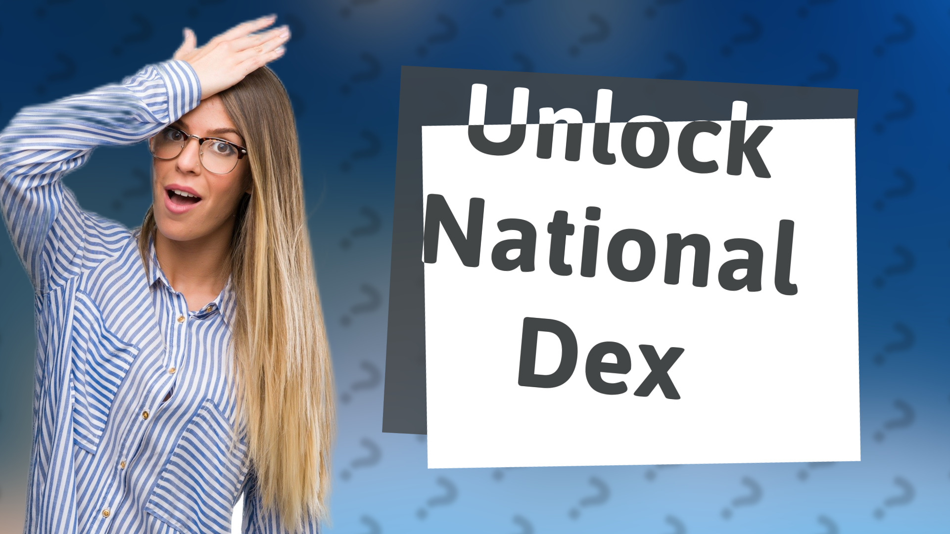 Unlock National Dex