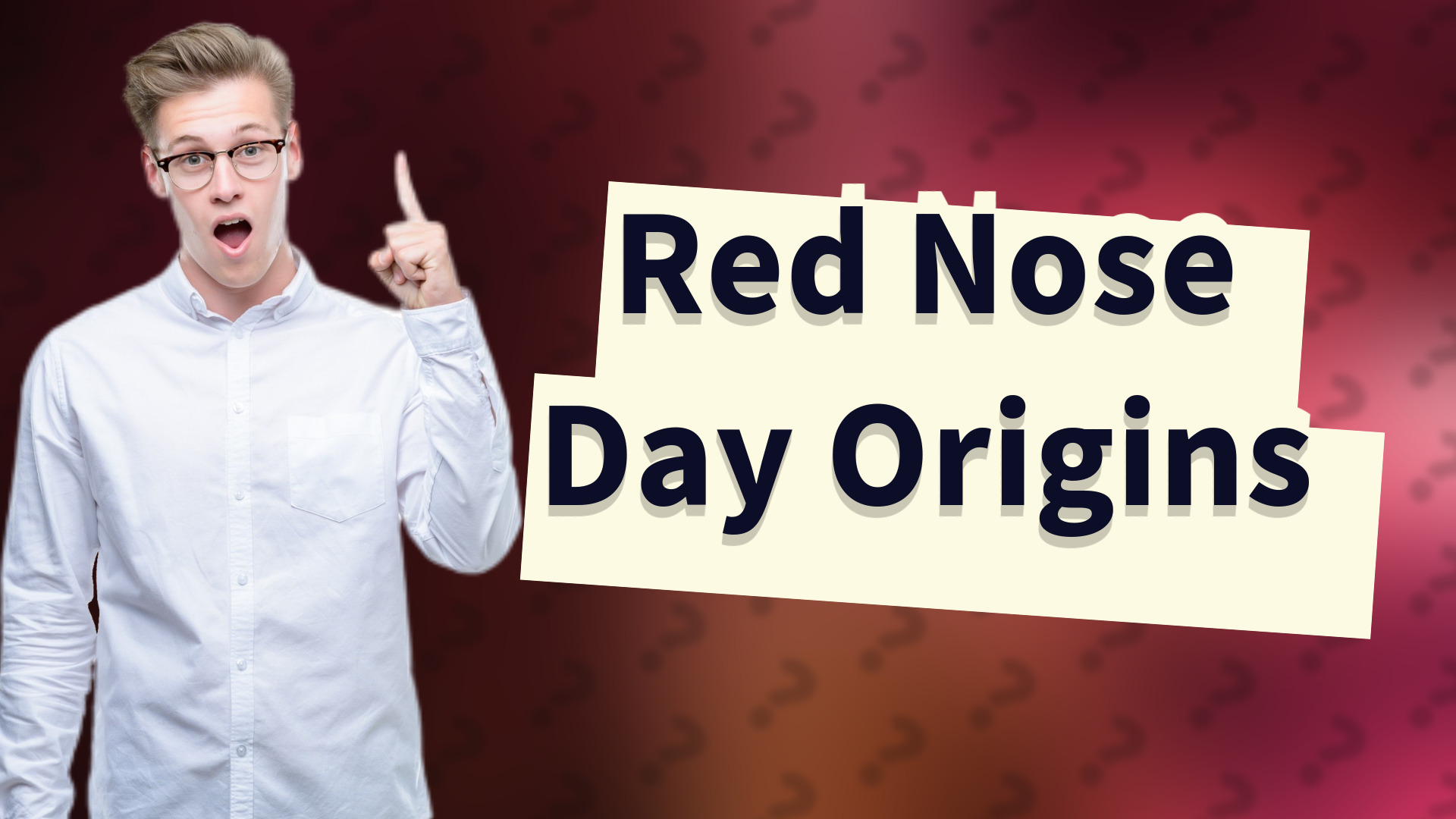 Red Nose Day Origins