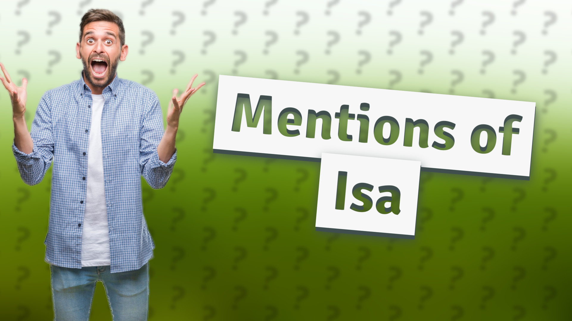 Mentions of Isa