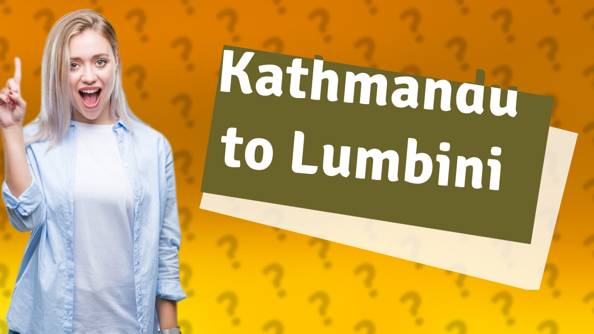 Kathmandu to Lumbini