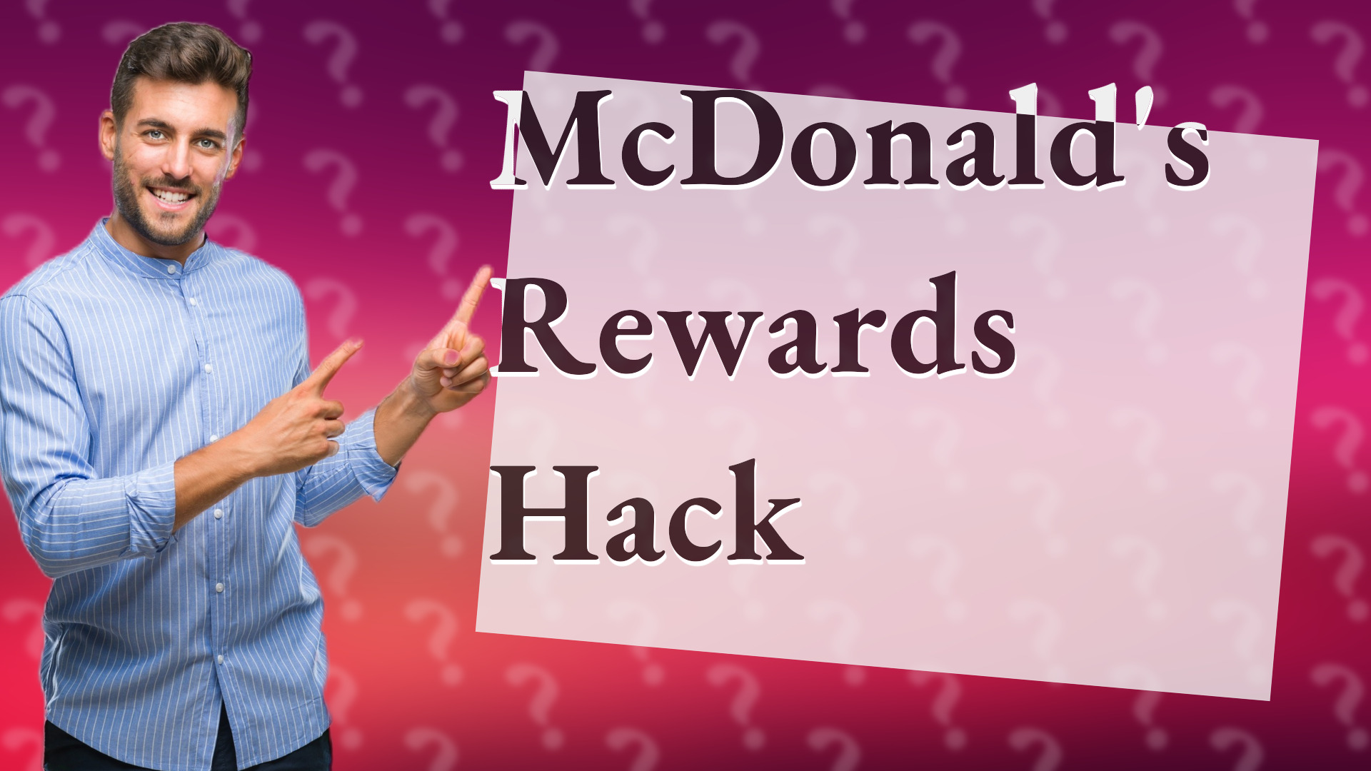 McDonald's Rewards Hack
