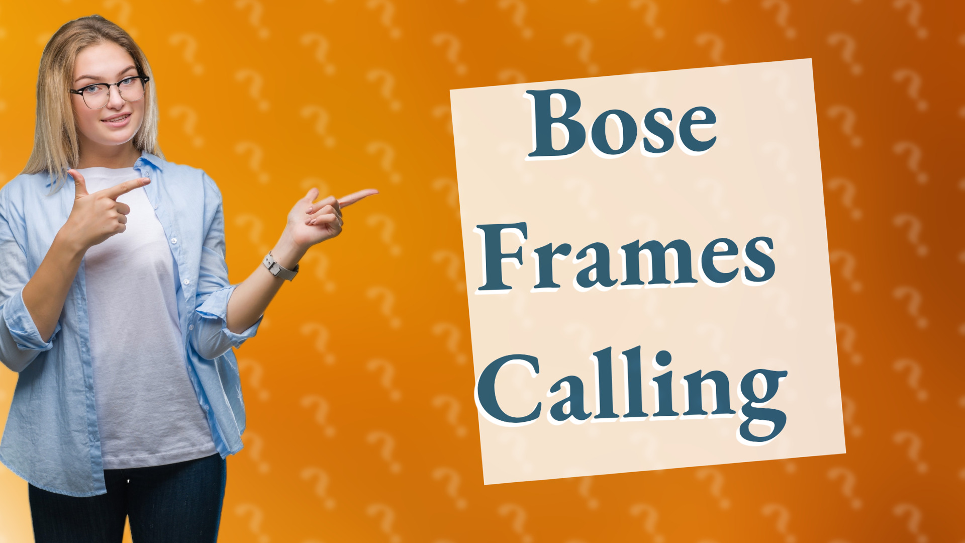 Bose Frames Calling