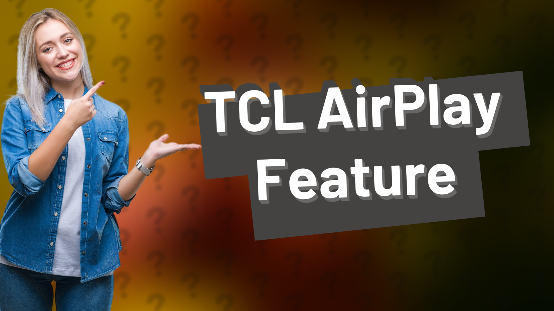TCL AirPlay Feature
