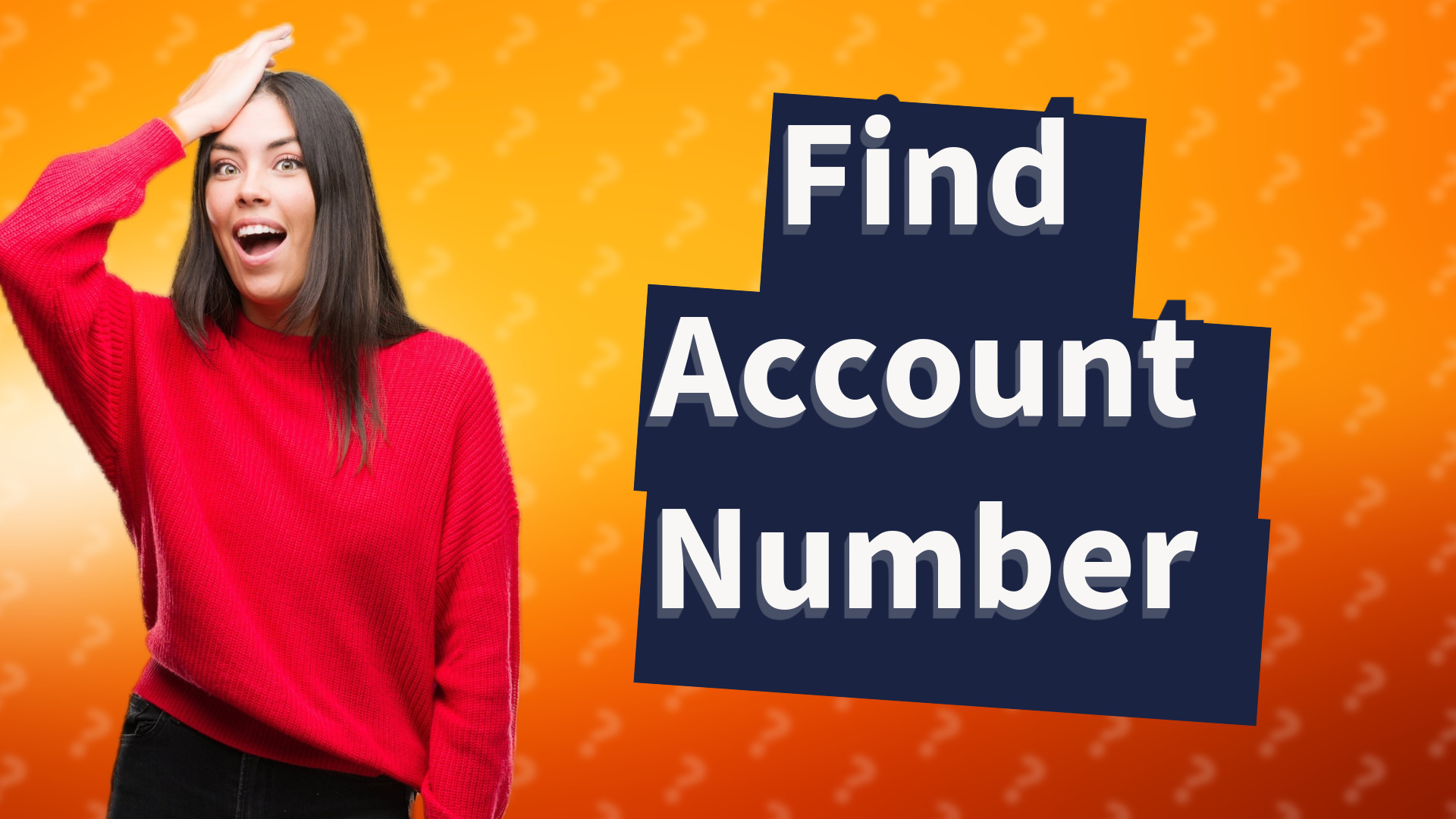 Find Account Number
