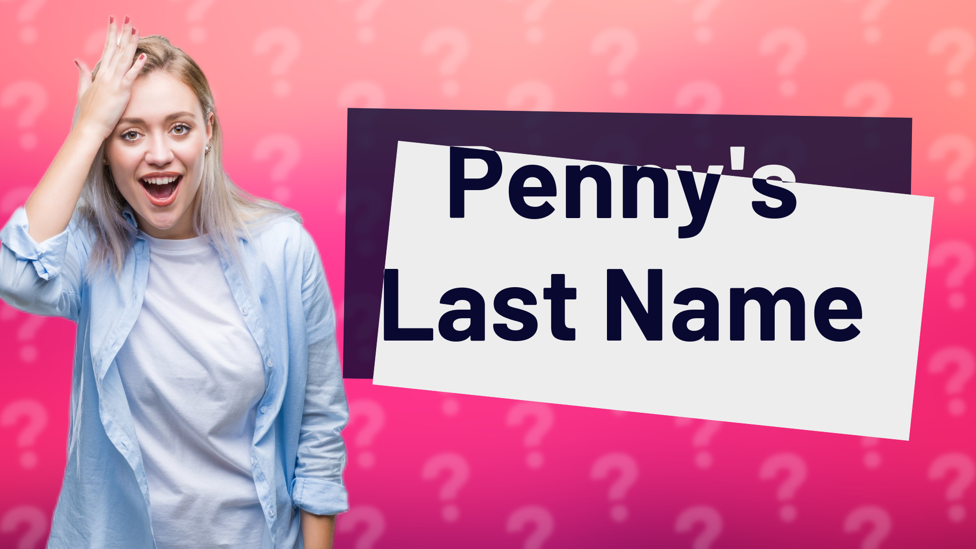 Penny's Last Name