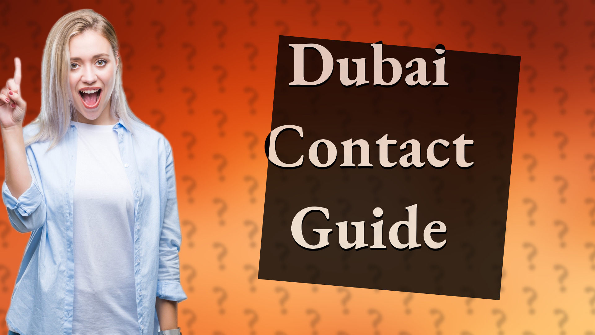 Dubai Contact Guide