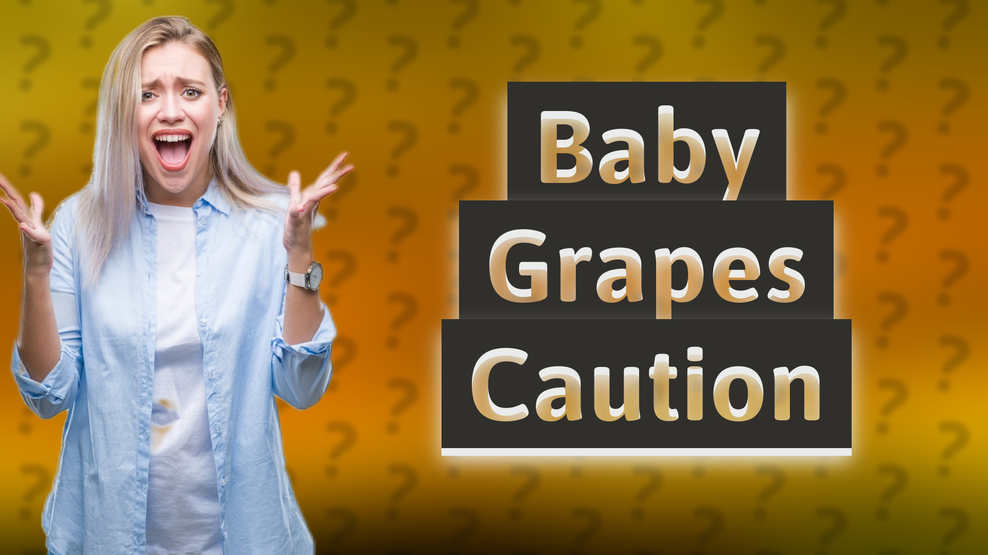 Baby Grapes Caution