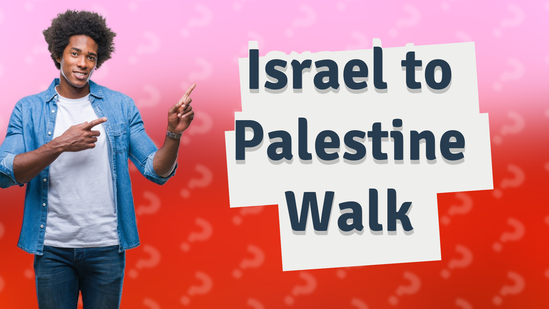 Israel to Palestine Walk