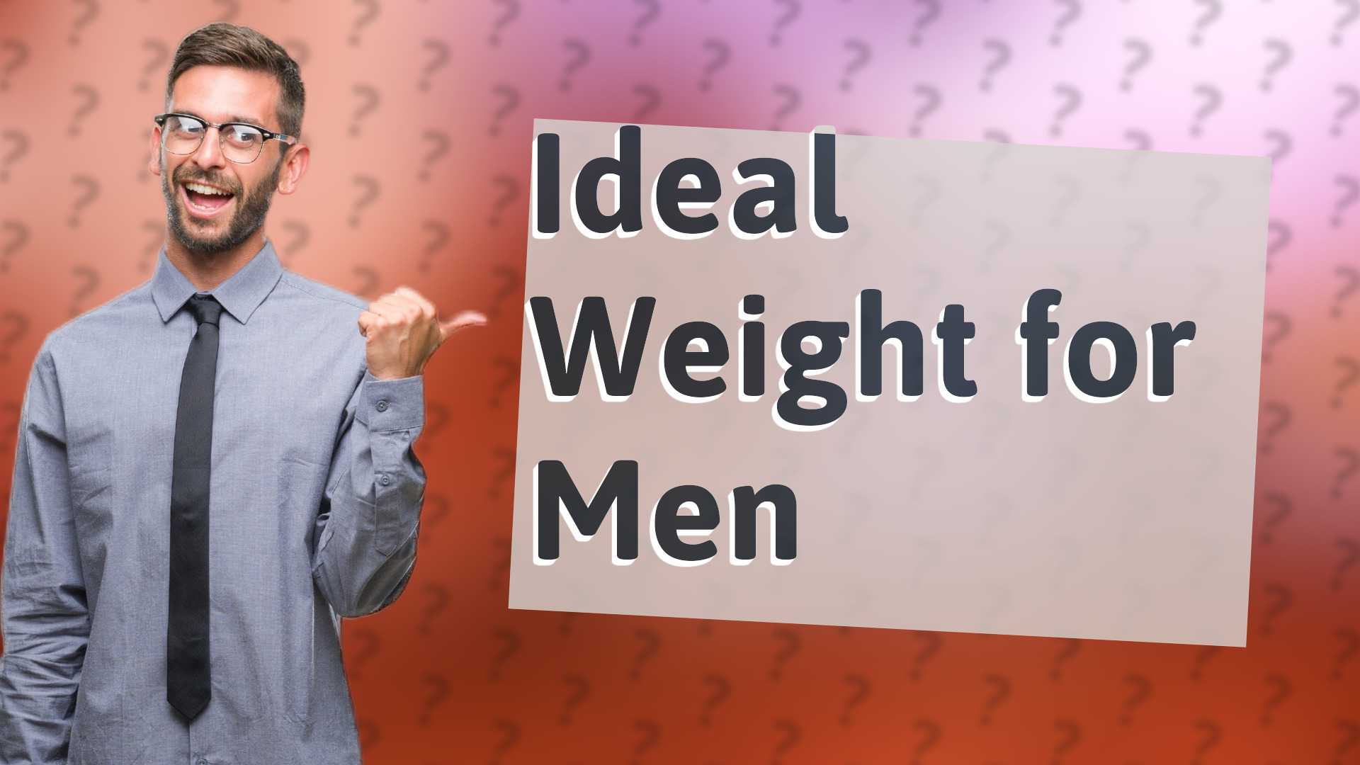 Ideal Weight for Men
