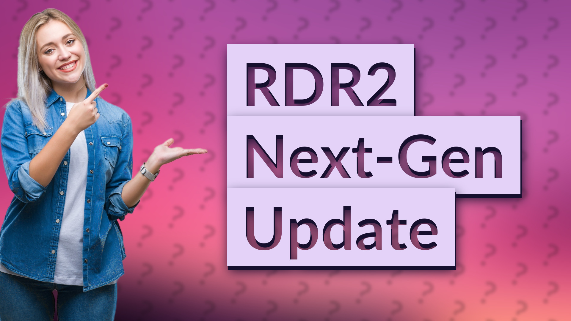 RDR2 Next-Gen Update