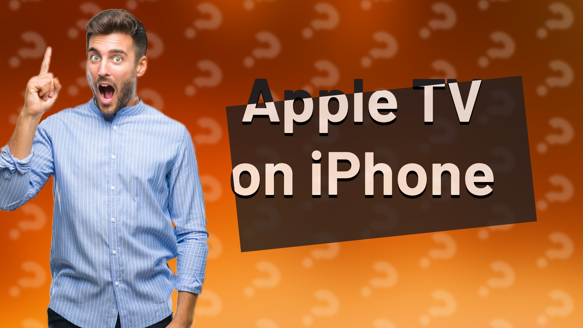 Apple TV on iPhone