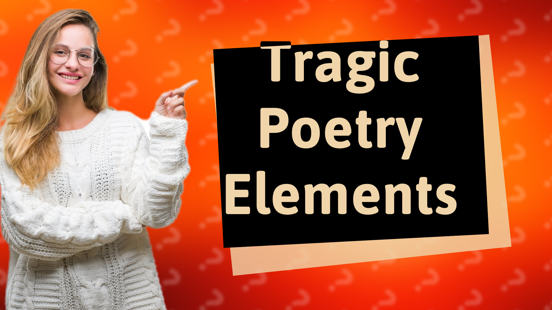 Tragic Poetry Elements
