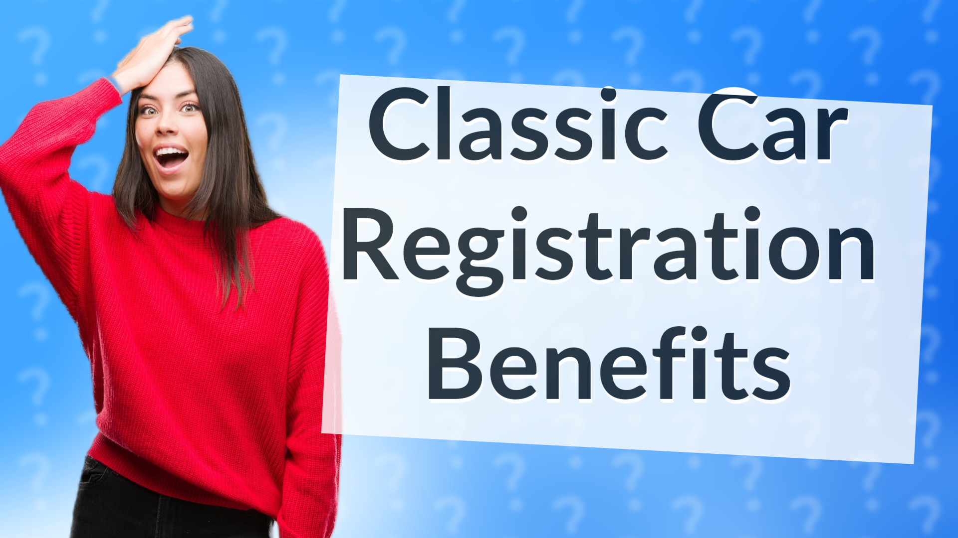 Classic Car Registration Benefits