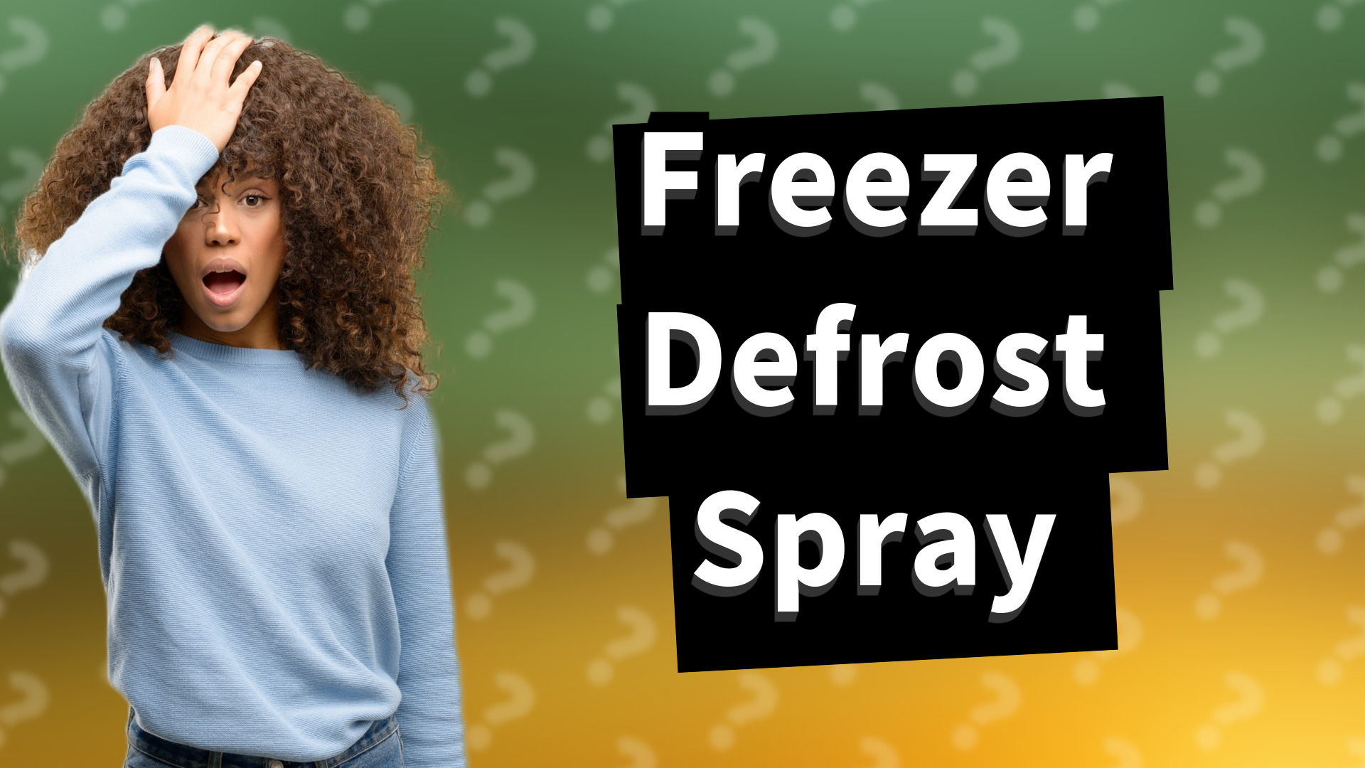 Freezer Defrost Spray