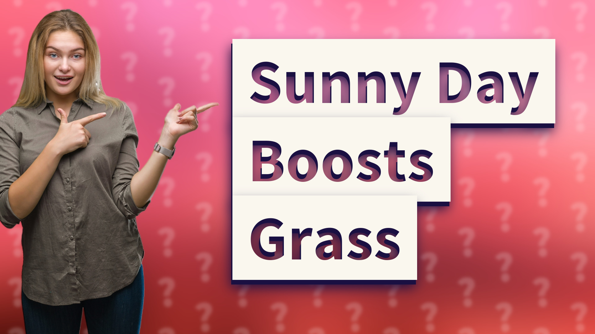 Sunny Day Boosts Grass