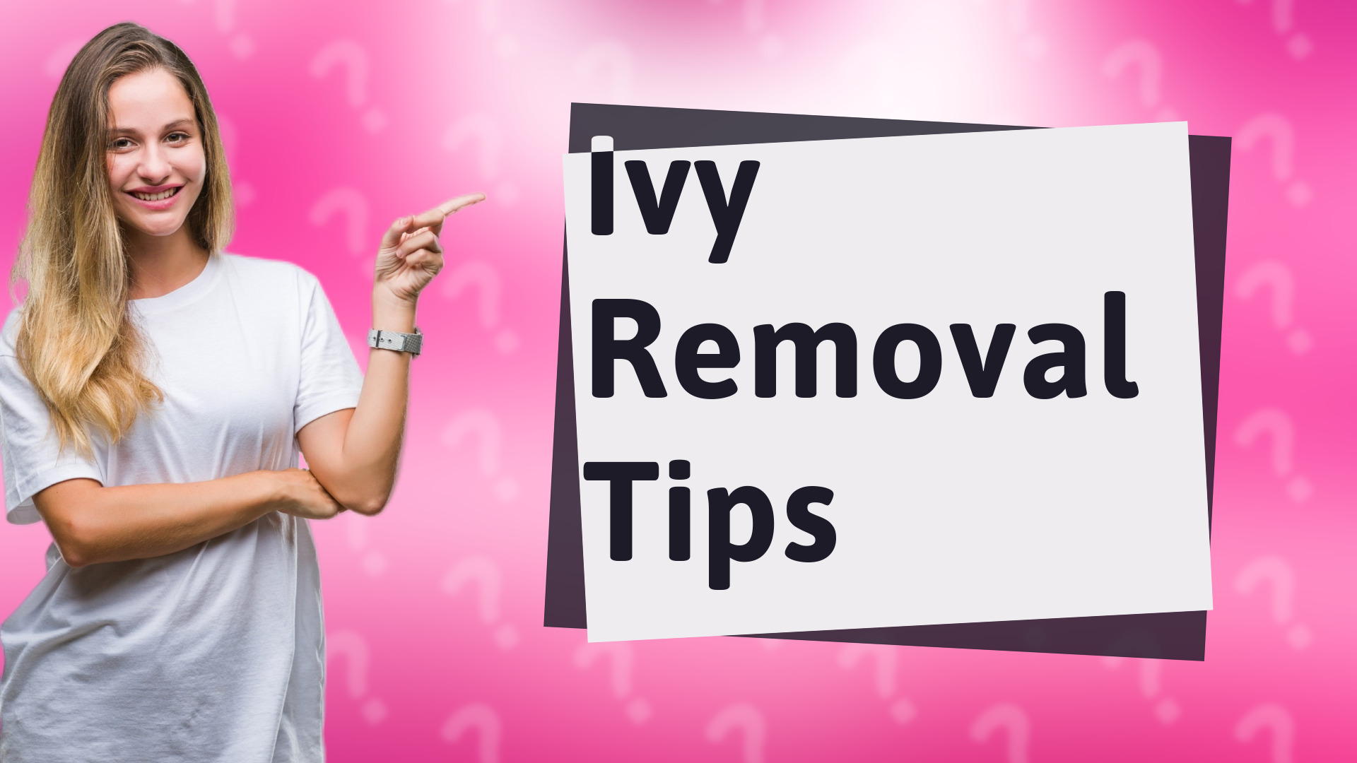 Ivy Removal Tips