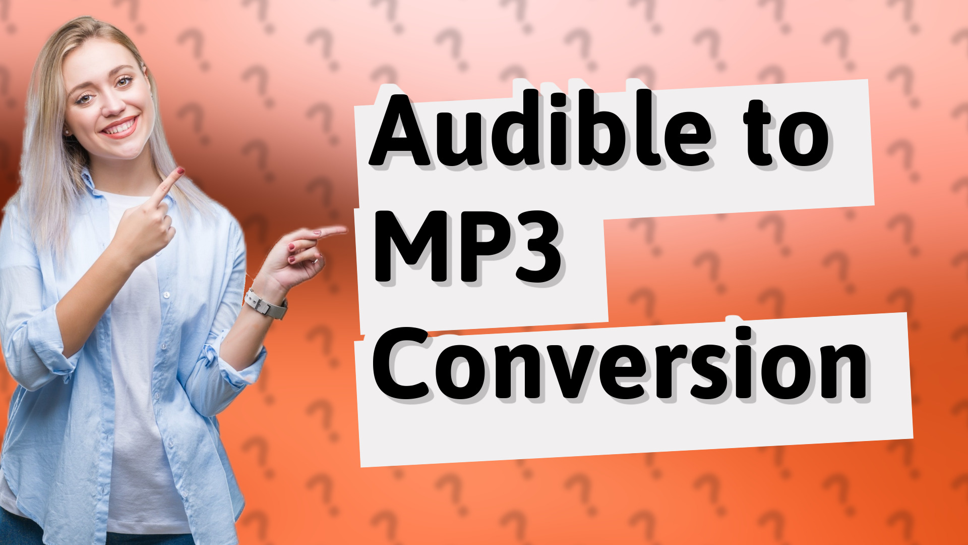 Audible to MP3 Conversion