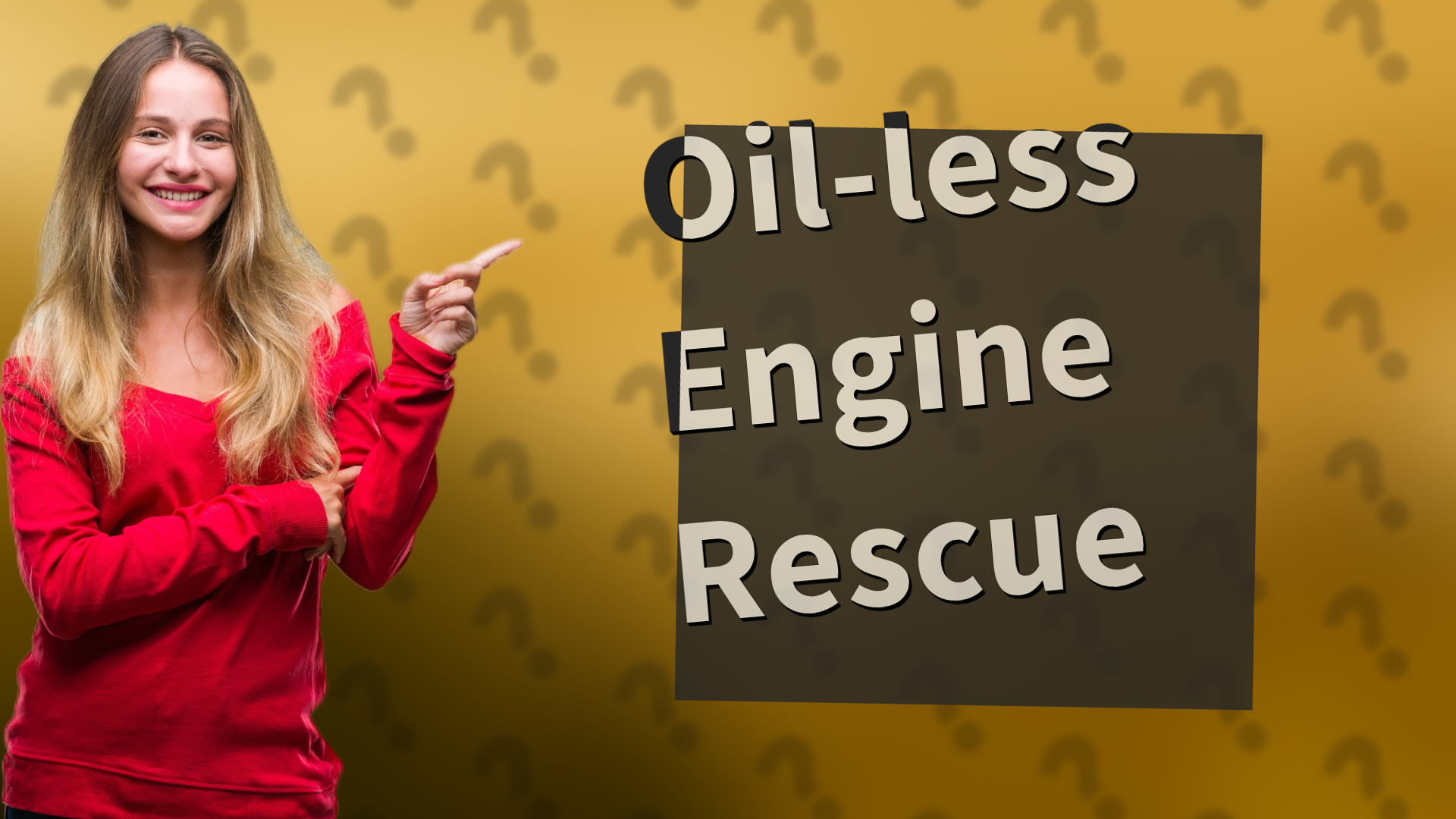 Oil-less Engine Rescue