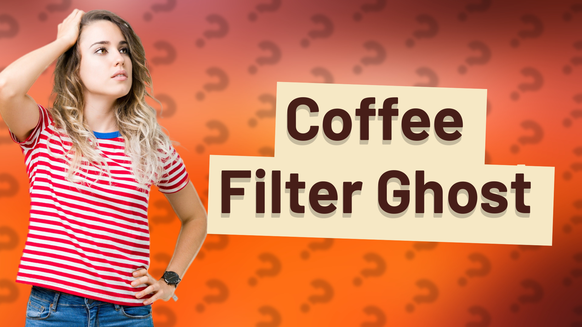 Coffee Filter Ghost