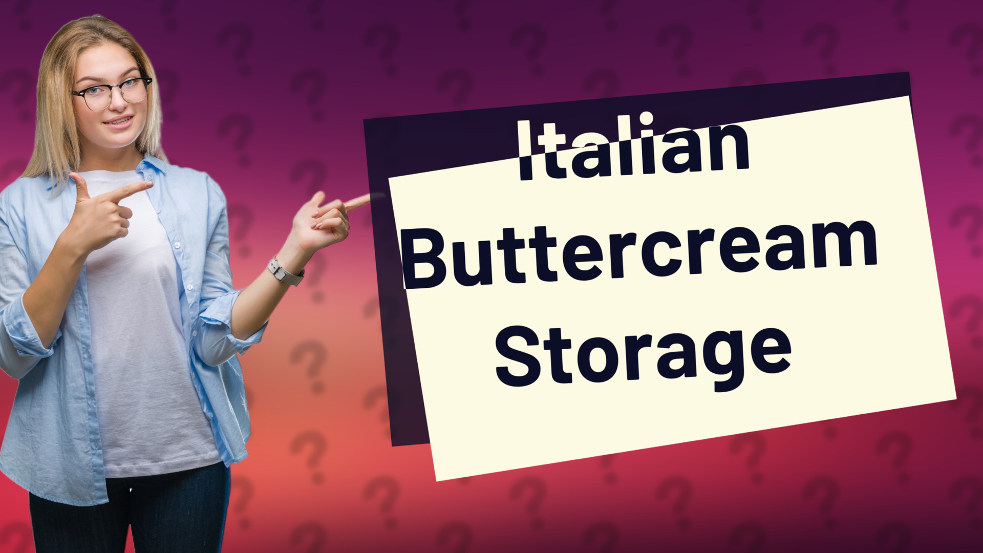 Italian Buttercream Storage