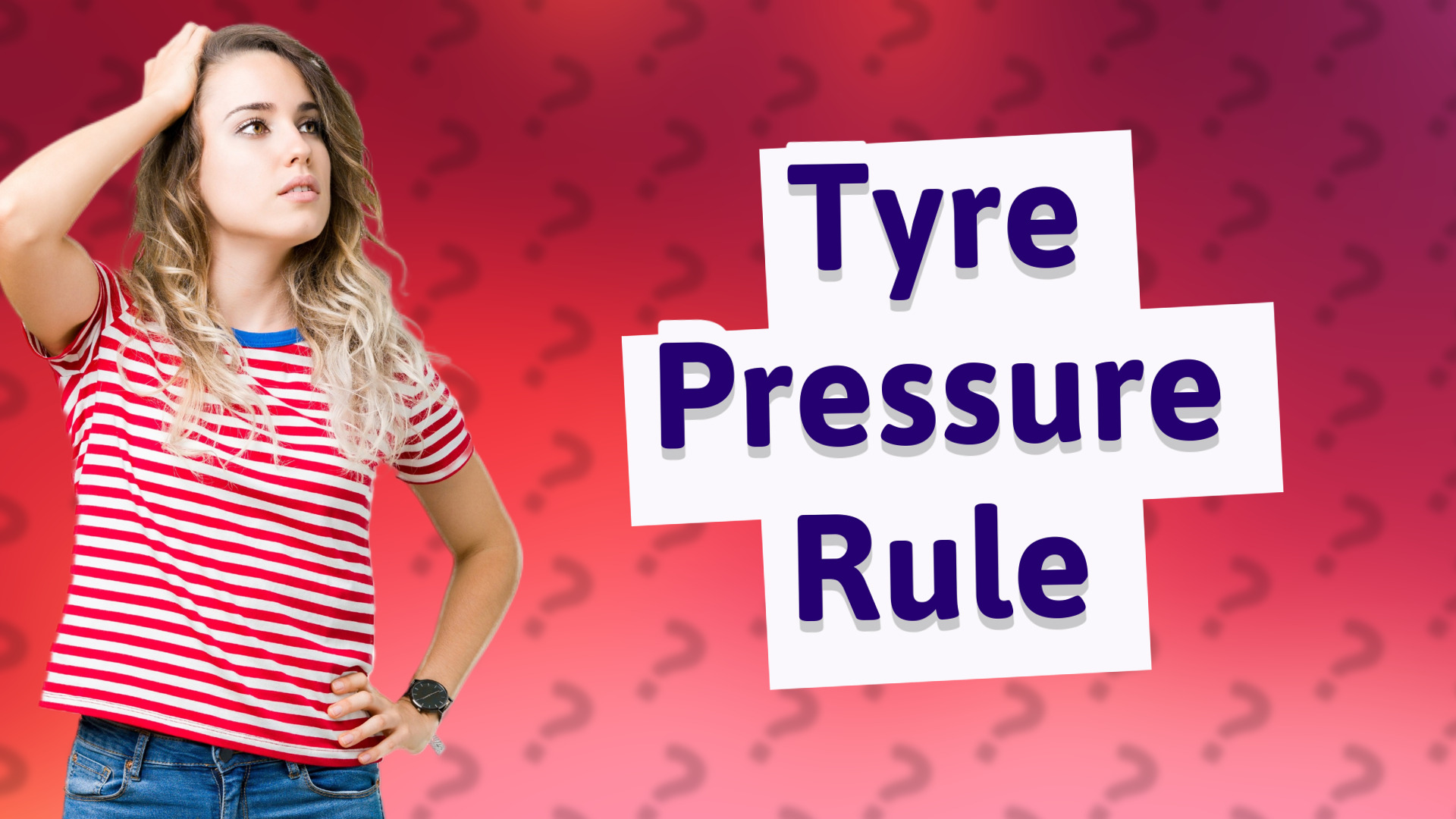 Tyre Pressure Rule