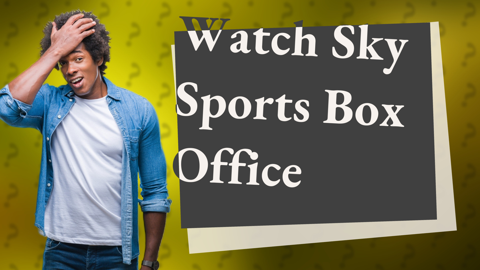 Watch Sky Sports Box Office