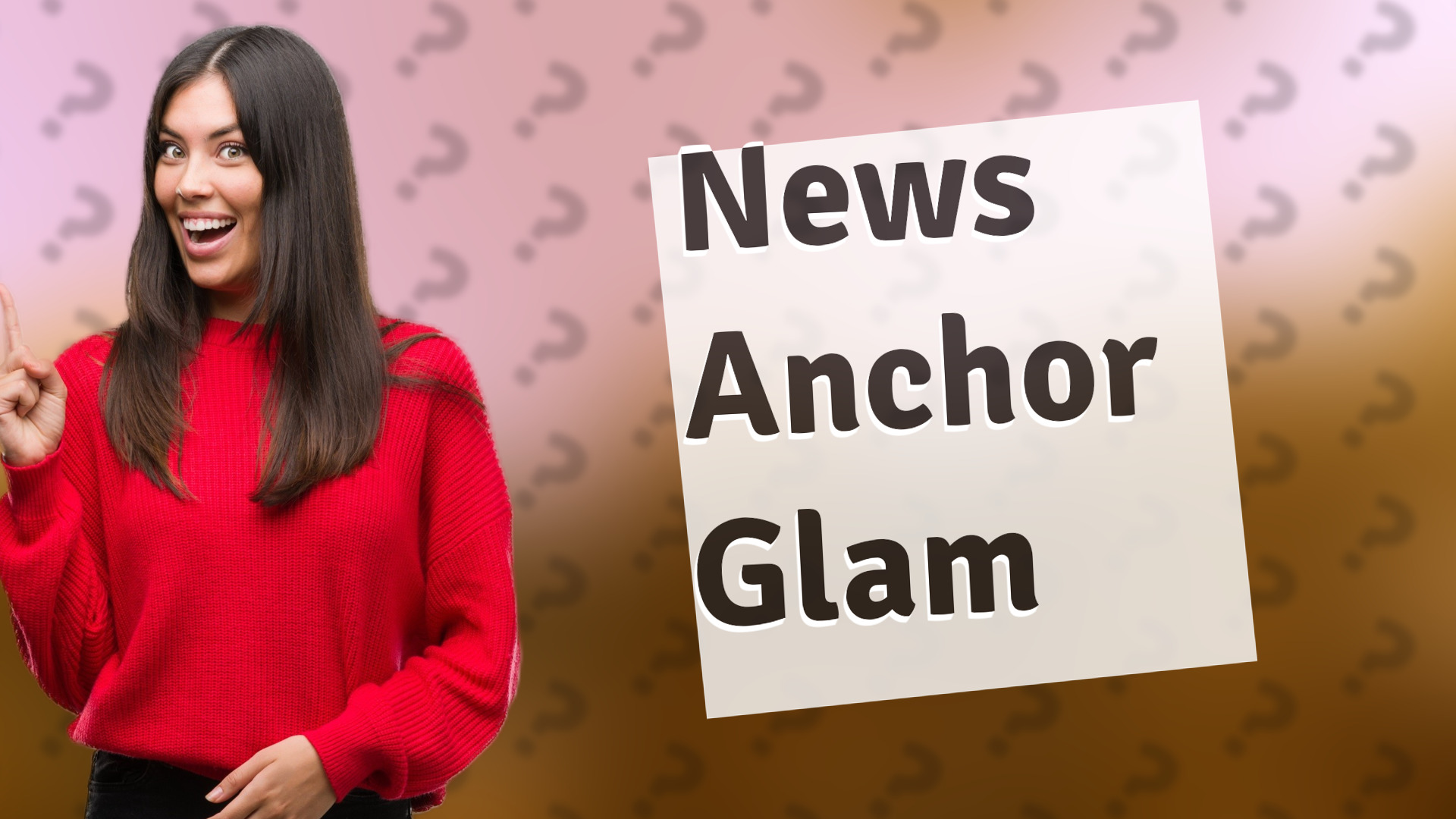 News Anchor Glam