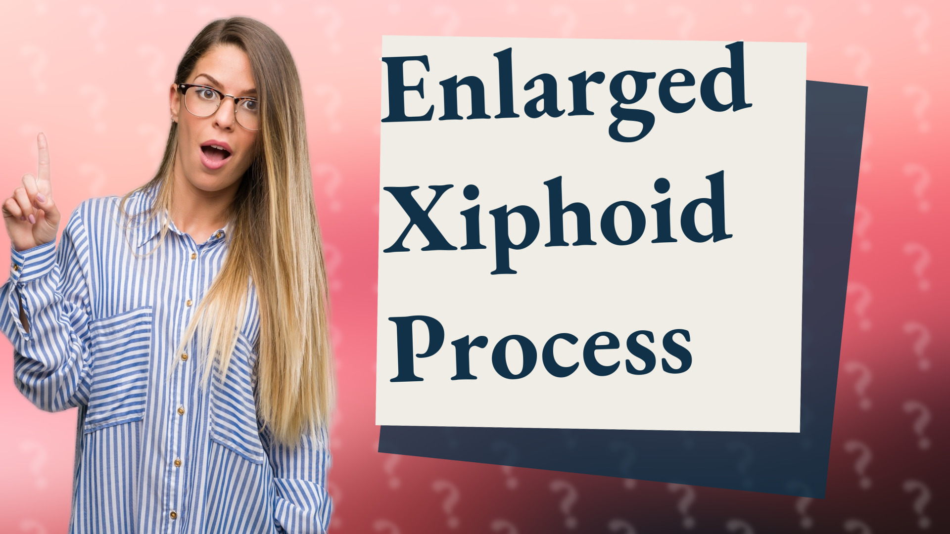 Enlarged Xiphoid Process
