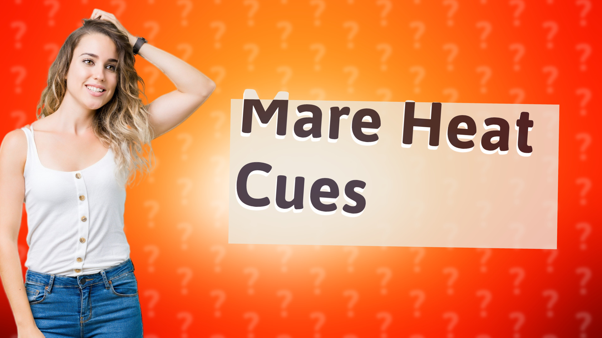 Mare Heat Cues