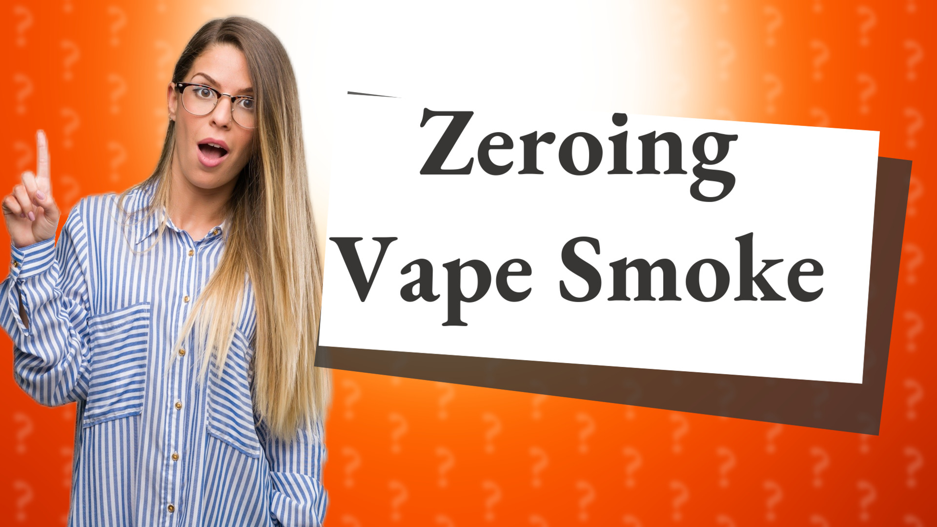 Zeroing Vape Smoke