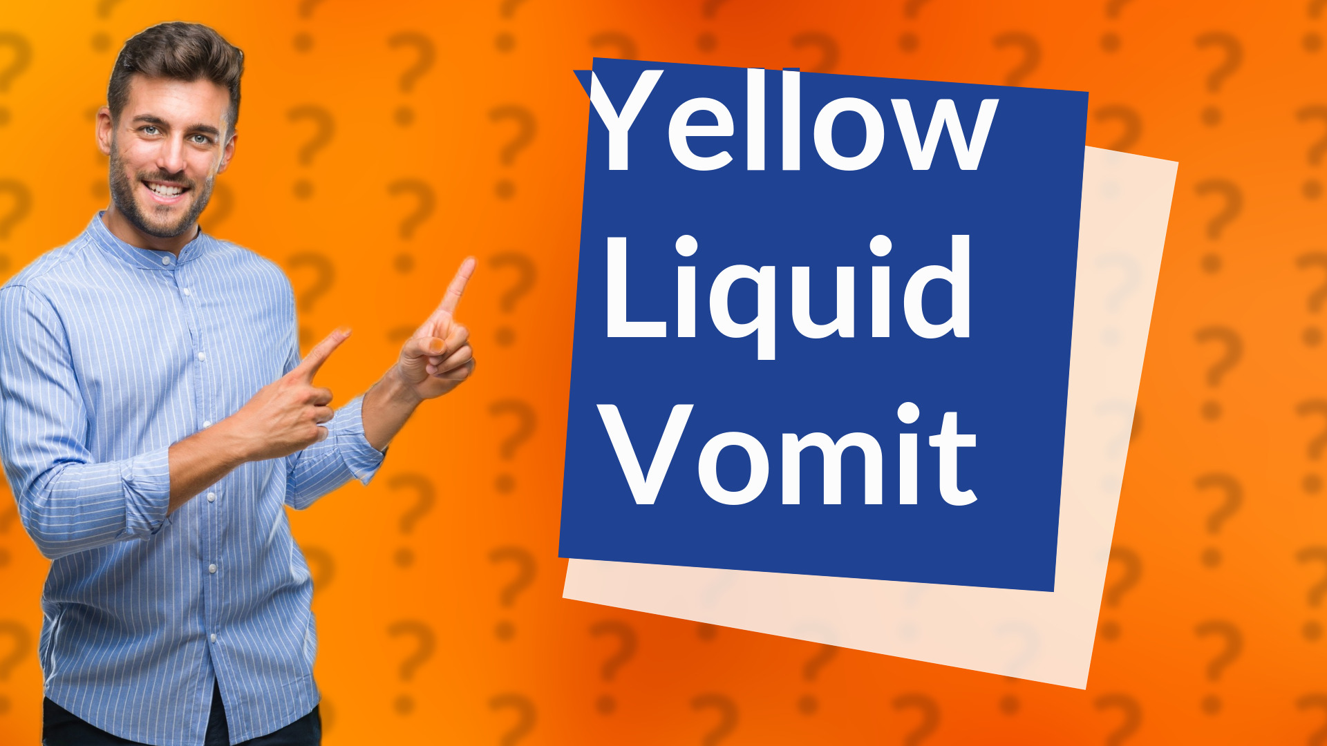 Yellow Liquid Vomit