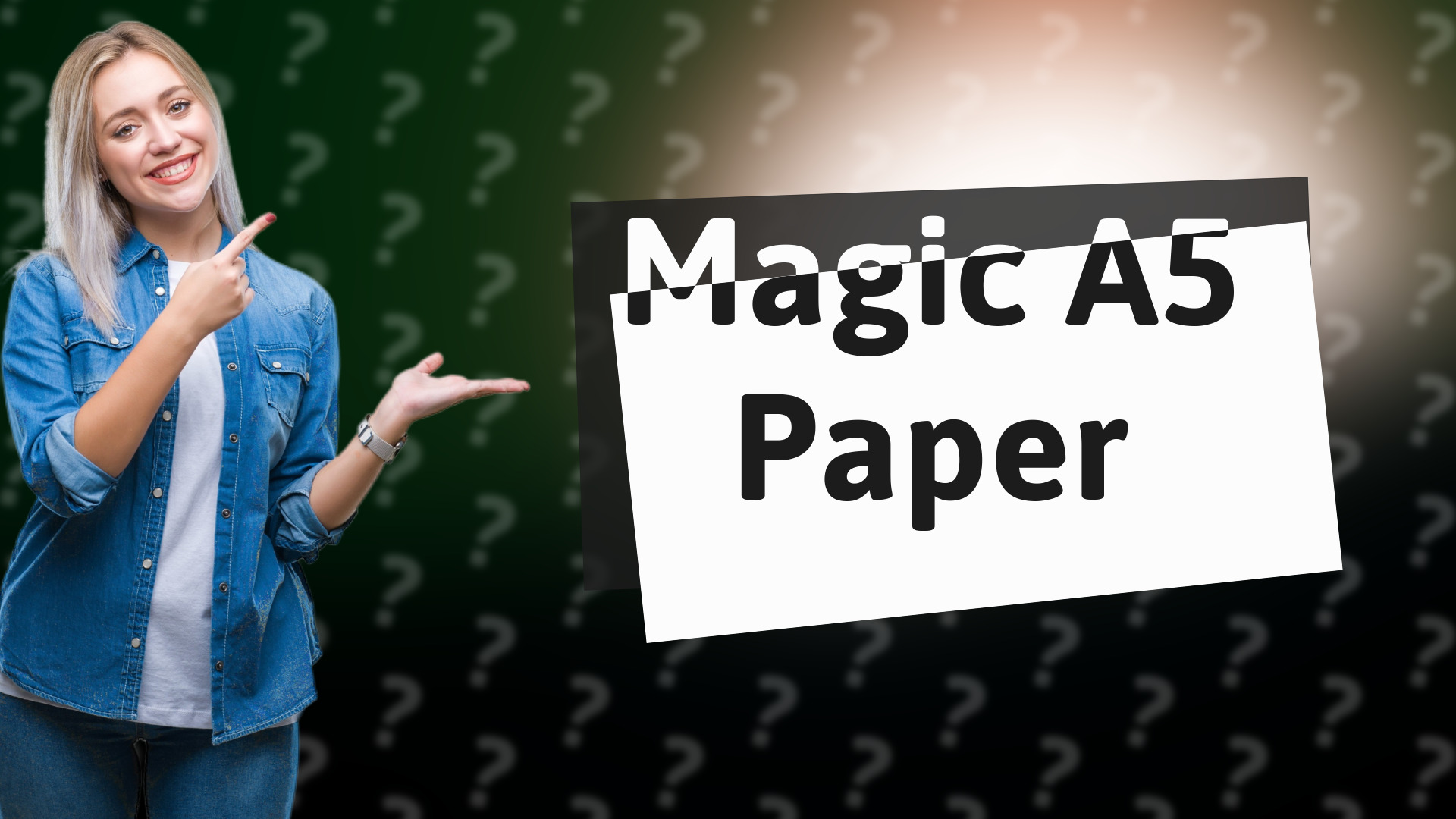 Magic A5 Paper