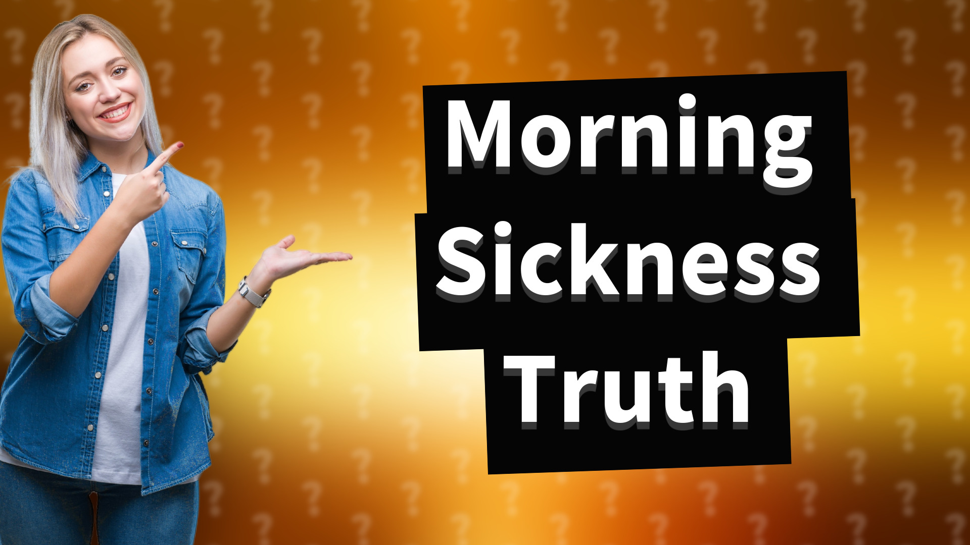 Morning Sickness Truth
