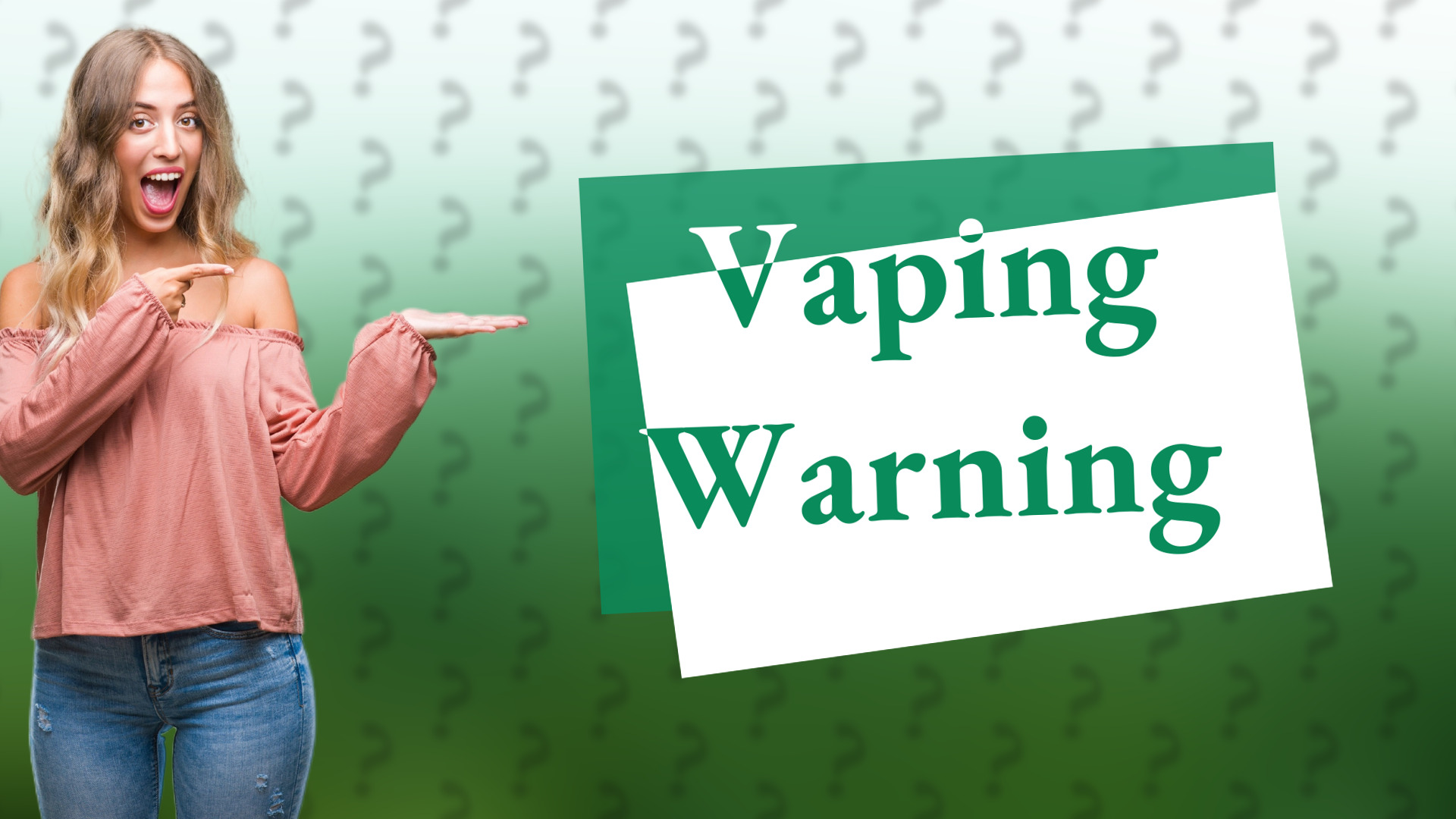 Vaping Warning